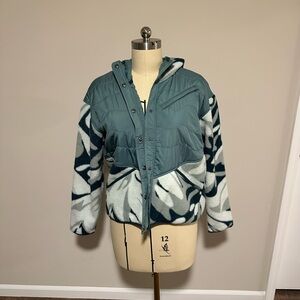 Ascend Teal Pattern Jacket